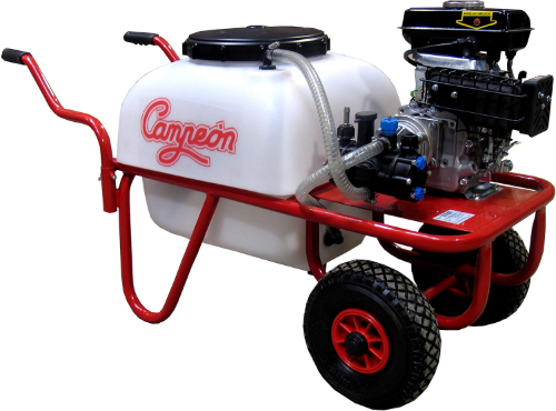 motobomba para sulfatar, Pulverizador de caretilla con motor, carro para sulfatar a gasolina