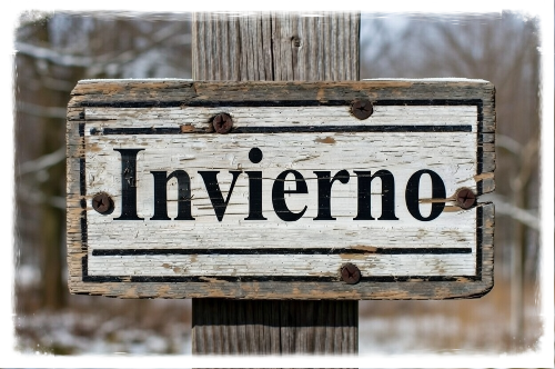 Foto de cartel invierno para moverse del apartado de. Que plantar en primavera a Que plantar en invierno.