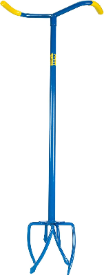 Cultivadora agrícola manual unificada de color Azul con dientes para girar