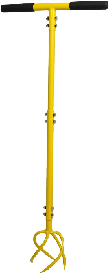 Cultivador giratorio manual amarillo